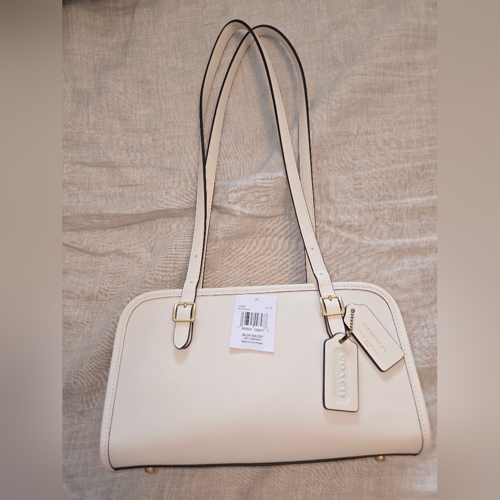 Coach Classic Originals - Swing Zip (Normal Size) In Chalk